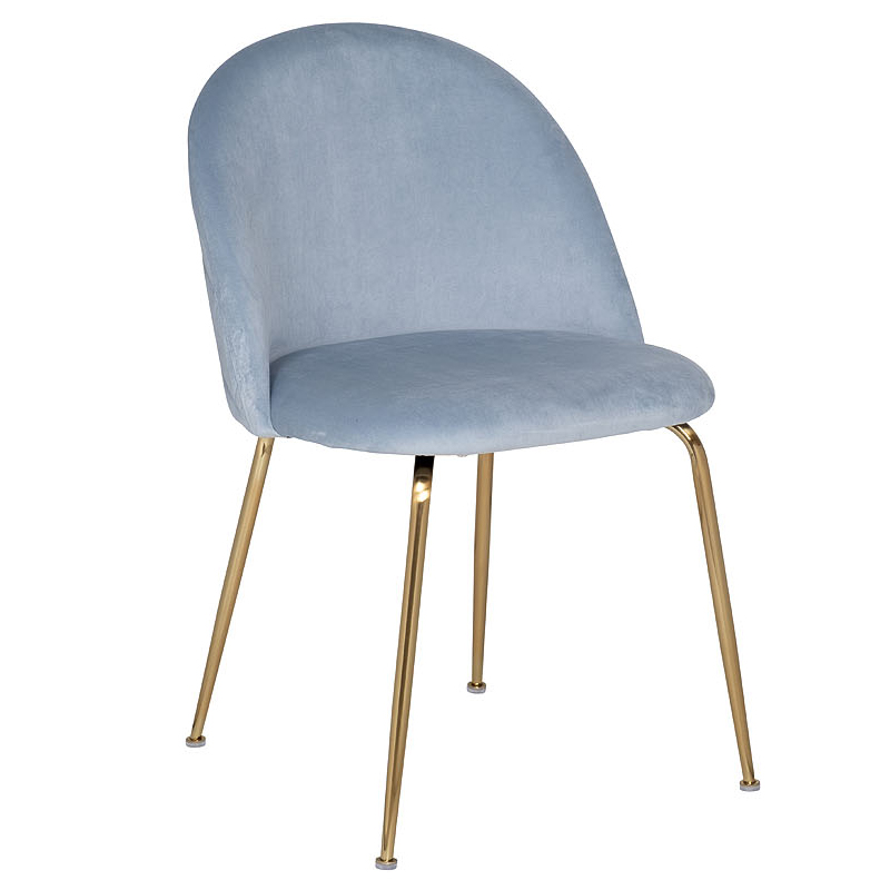 Стул Isidro Stool Серо-голубой Глянцевое золото Стул Isidro Stool Серо-голубой Глянцевое золото в Волгограде | Loft Concept