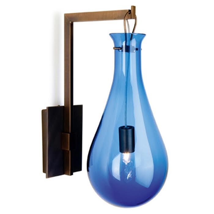 Бра Patrick Naggar Bubble Sconce blue Синий Черный Бра Patrick Naggar Bubble Sconce blue Синий Черный в Волгограде | Loft Concept