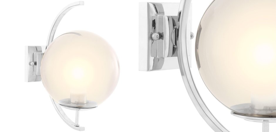 Бра Eichholtz Wall Lamp Cascade Nickel Бра Eichholtz Wall Lamp Cascade Nickel - Loft-Concept в Волгограде