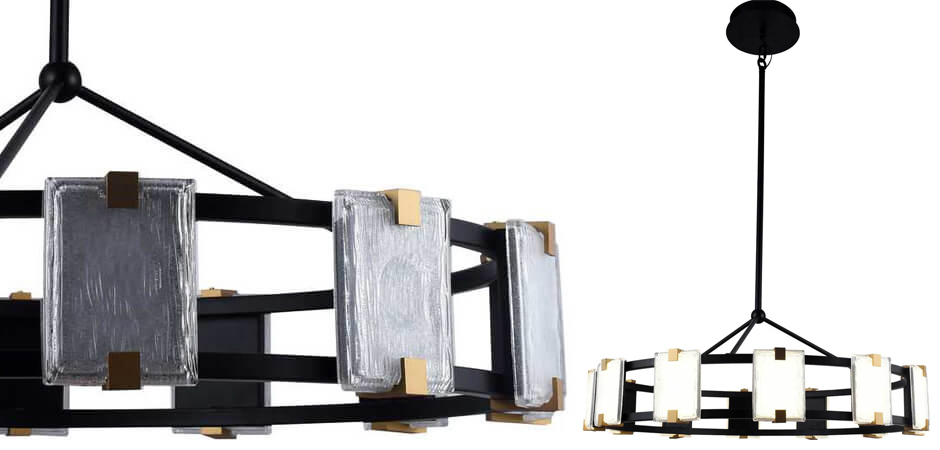 Люстра Rectangular Glass Plafon D85 Люстра Rectangular Glass Plafon D85 - Loft-Concept в Волгограде