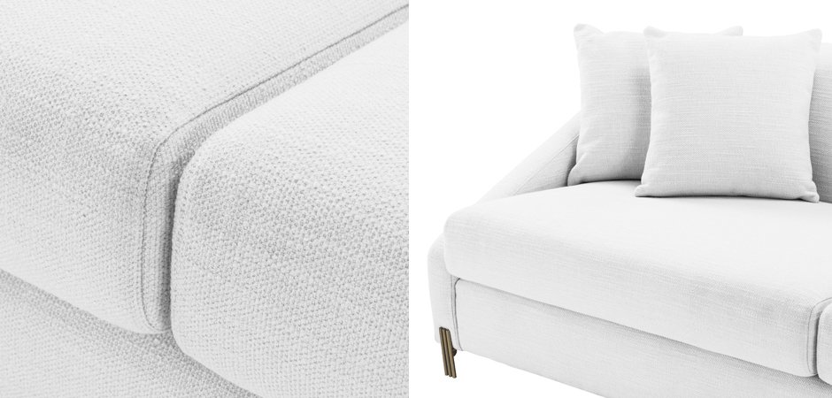 Диван Eichholtz Sofa Candice white Диван Eichholtz Sofa Candice white - Loft-Concept в Волгограде