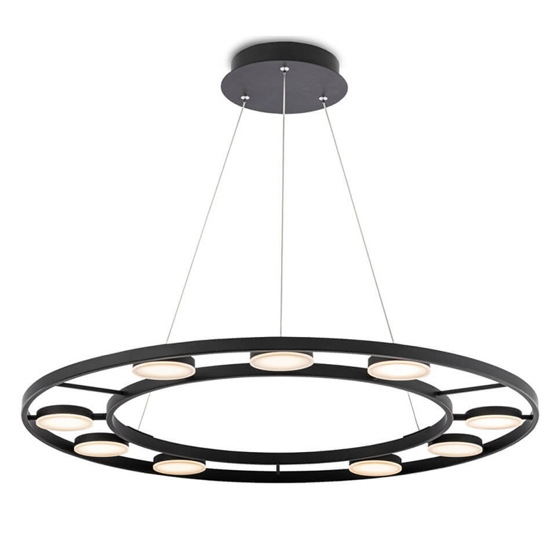 Люстра Maxine Light Chandelier Черный Белый Люстра Maxine Light Chandelier Черный Белый в Волгограде | Loft Concept