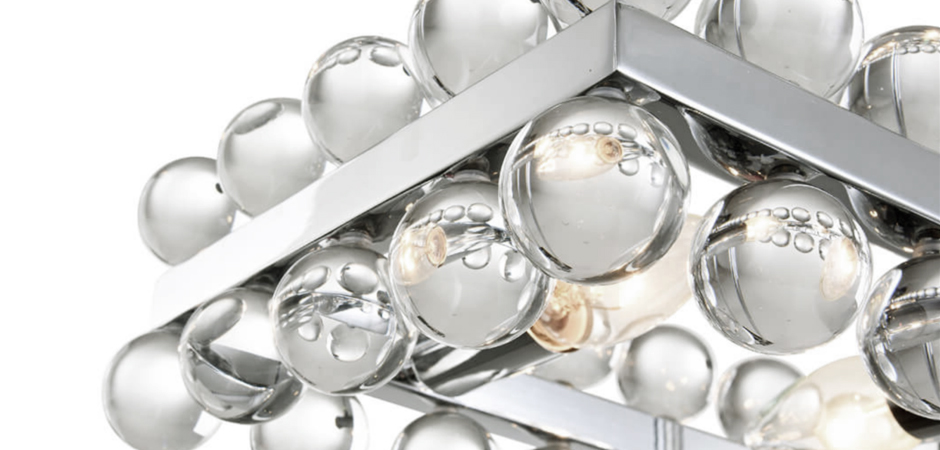 Sacramento Transparent Balls Rectangle Chandelier Sacramento Transparent Balls Rectangle Chandelier - Loft-Concept в Волгограде