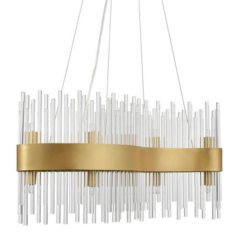 Люстра Nembus Chandelier 60 gold Прозрачный (Transparent) Золотой Люстра Nembus Chandelier 60 gold Прозрачный (Transparent) Золотой в Волгограде | Loft Concept