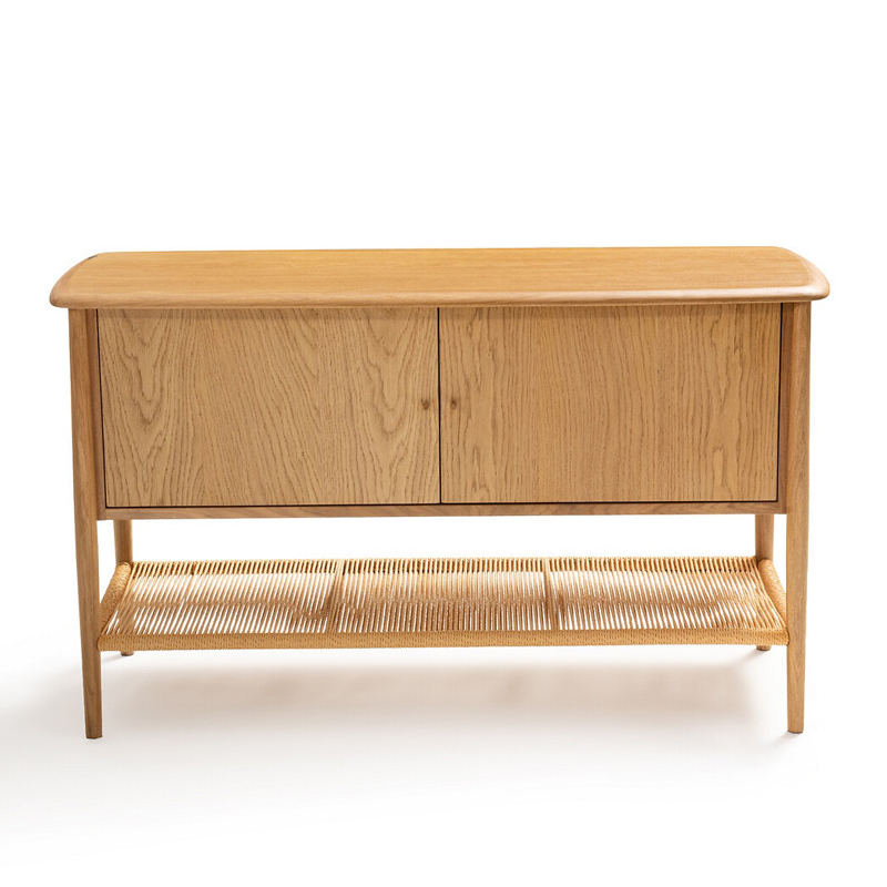 Комод с 2-мя дверцами и полкой из пеньковой веревки Espen Chest of drawers Светлый дуб в Волгограде | Loft Concept 