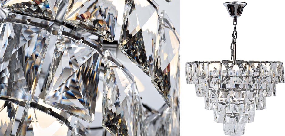 Люстра Tiers Crystal Light Chandelier 16 D60 Люстра Tiers Crystal Light Chandelier 16 D60 - Loft-Concept в Волгограде