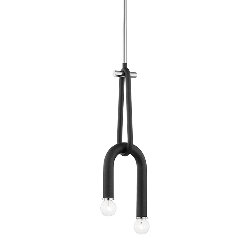 Люстра Paulson floppy pendant chrome Черный Хром Люстра Paulson floppy pendant chrome Черный Хром в Волгограде | Loft Concept