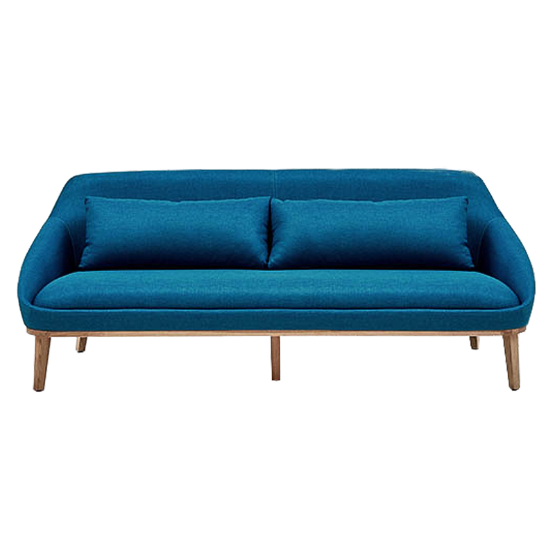 Двухместный диван Sea Basin Sofa Синий Древесина Двухместный диван Sea Basin Sofa Синий Древесина в Волгограде | Loft Concept