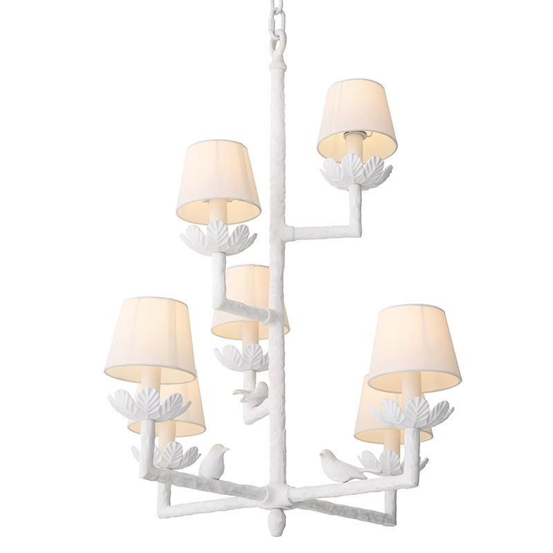 Люстра Eichholtz Chandelier Nature Белый Люстра Eichholtz Chandelier Nature Белый в Волгограде | Loft Concept