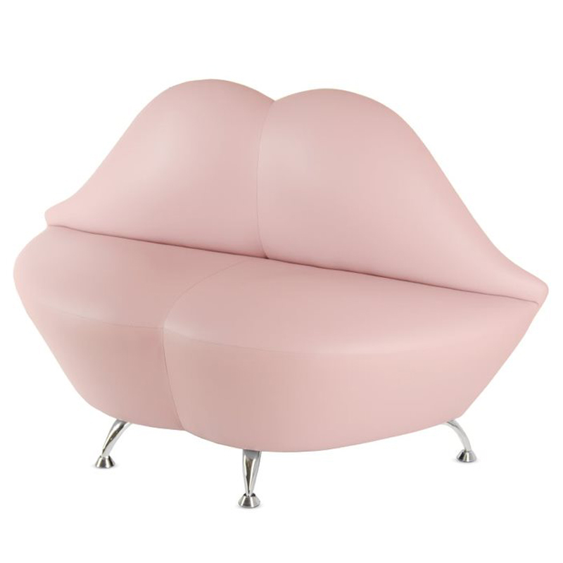 Диван в форме губ Pink Lips Розовый (Rose) Хром Диван в форме губ Pink Lips Розовый (Rose) Хром в Волгограде | Loft Concept