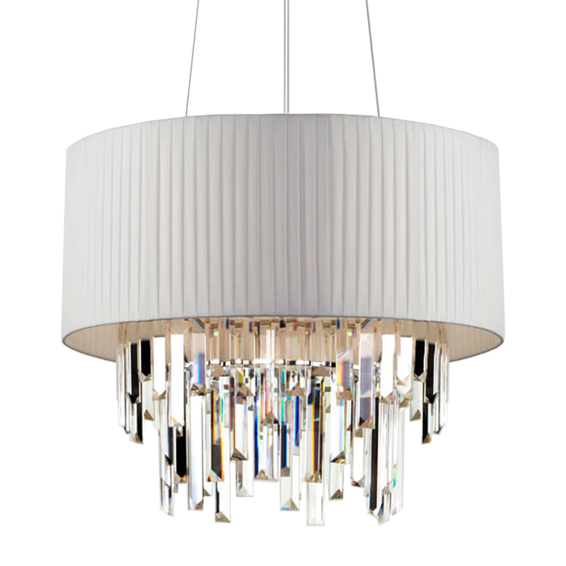 Люстра Sorley Chandelier Белый Хром Люстра Sorley Chandelier Белый Хром в Волгограде | Loft Concept