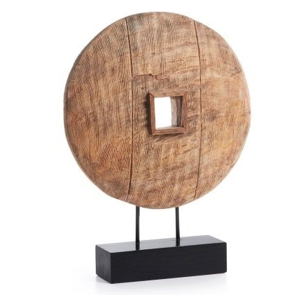 Колесо на подставке Wooden Wheel Коричневый Колесо на подставке Wooden Wheel Коричневый в Волгограде | Loft Concept