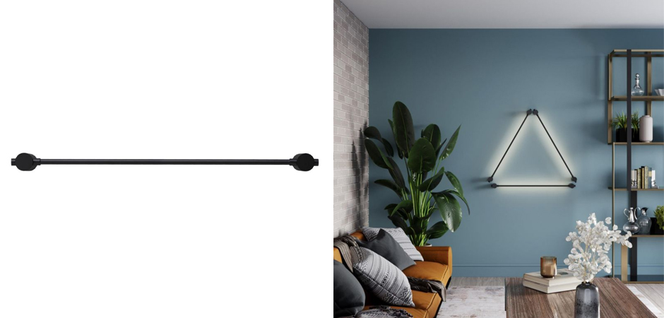 Черное светодиодное бра Trumpet tube Wide Черное светодиодное бра Trumpet tube Wide - Loft-Concept в Волгограде