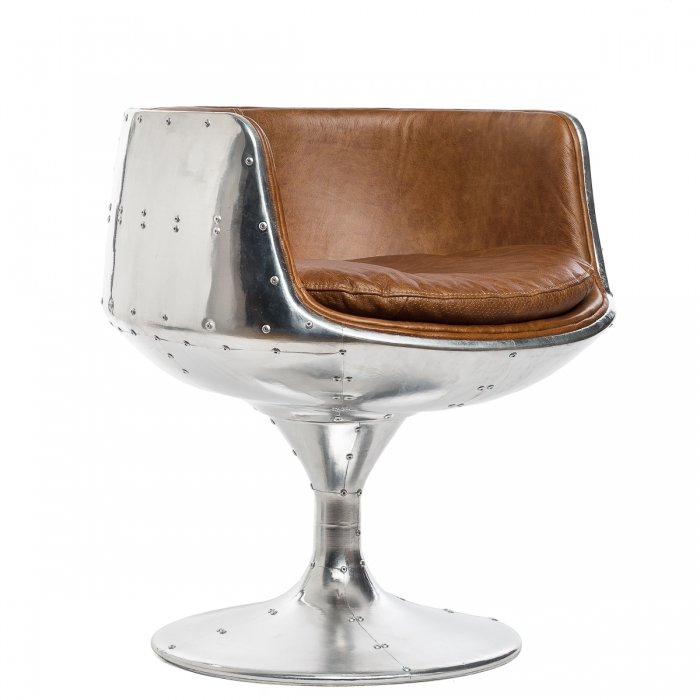 Кресло Aviator Cup Chair Коричневый Кресло Aviator Cup Chair Коричневый в Волгограде | Loft Concept
