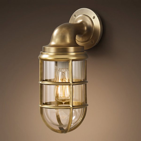 Бра RH STARBOARD wall lamp brass Латунь Бра RH STARBOARD wall lamp brass Латунь в Волгограде | Loft Concept