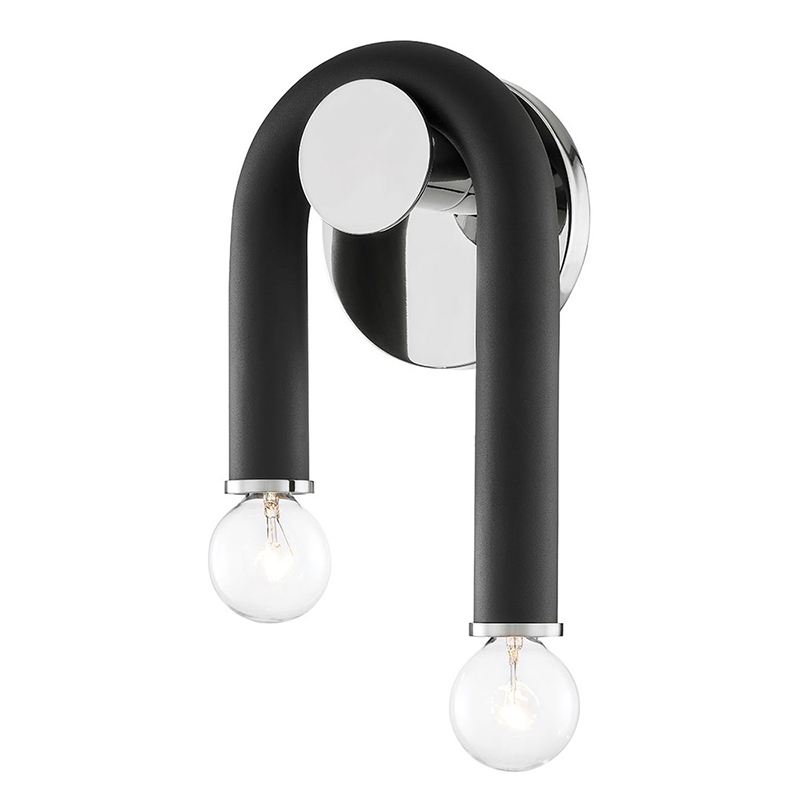 Бра Paulson floppy wall sconce chrome Черный Хром Бра Paulson floppy wall sconce chrome Черный Хром в Волгограде | Loft Concept