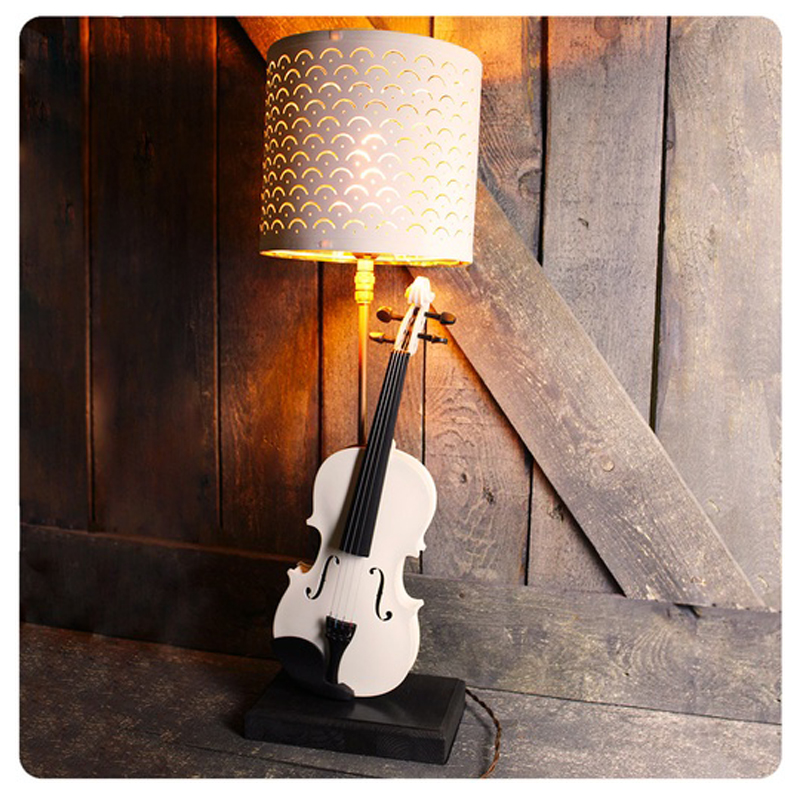 Настольная лампа Violin white Белый Настольная лампа Violin white Белый в Волгограде | Loft Concept