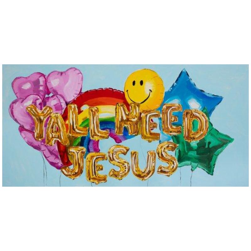 Картина Yall Need Jesus Мульти Картина Yall Need Jesus Мульти в Волгограде | Loft Concept