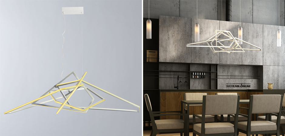 Светодиодная люстра Dimensions Белая Светодиодная люстра Dimensions Белая - Loft-Concept в Волгограде