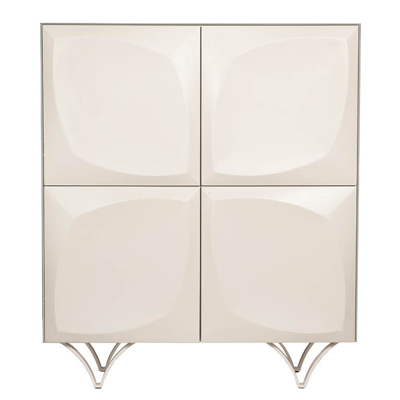 Комод с рельефным фасадом White Orchid Белый Белый Комод с рельефным фасадом White Orchid Белый Белый в Волгограде | Loft Concept