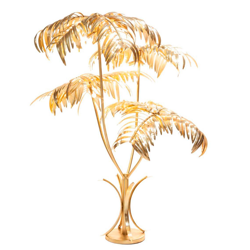Торшер Golden Palm Floor Lamp Золотой Торшер Golden Palm Floor Lamp Золотой в Волгограде | Loft Concept