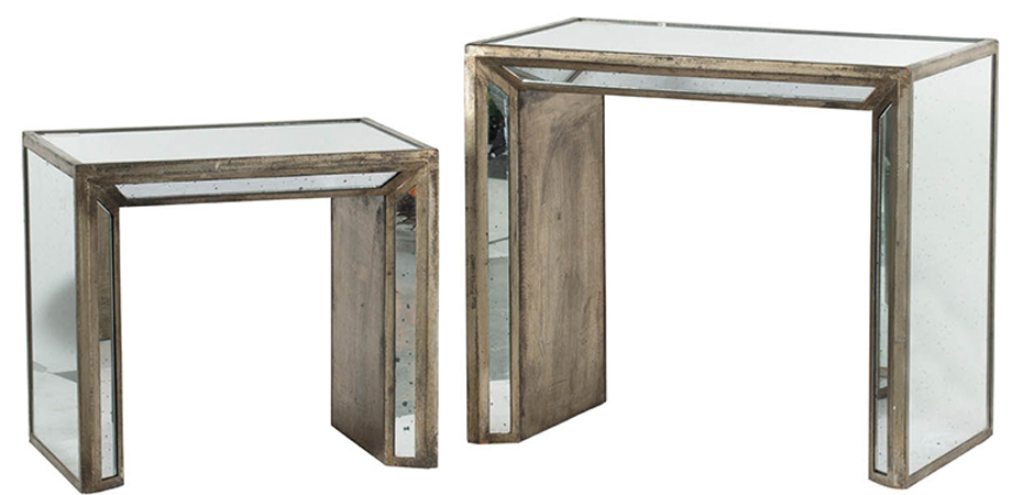 Приставной столик Mirrored Wide Side Приставной столик Mirrored Wide Side - Loft-Concept в Волгограде
