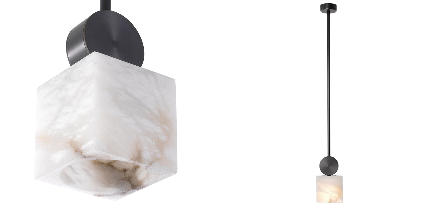 Подвесной светильник Eichholtz Pendant Etruscan Square Bronze - фото