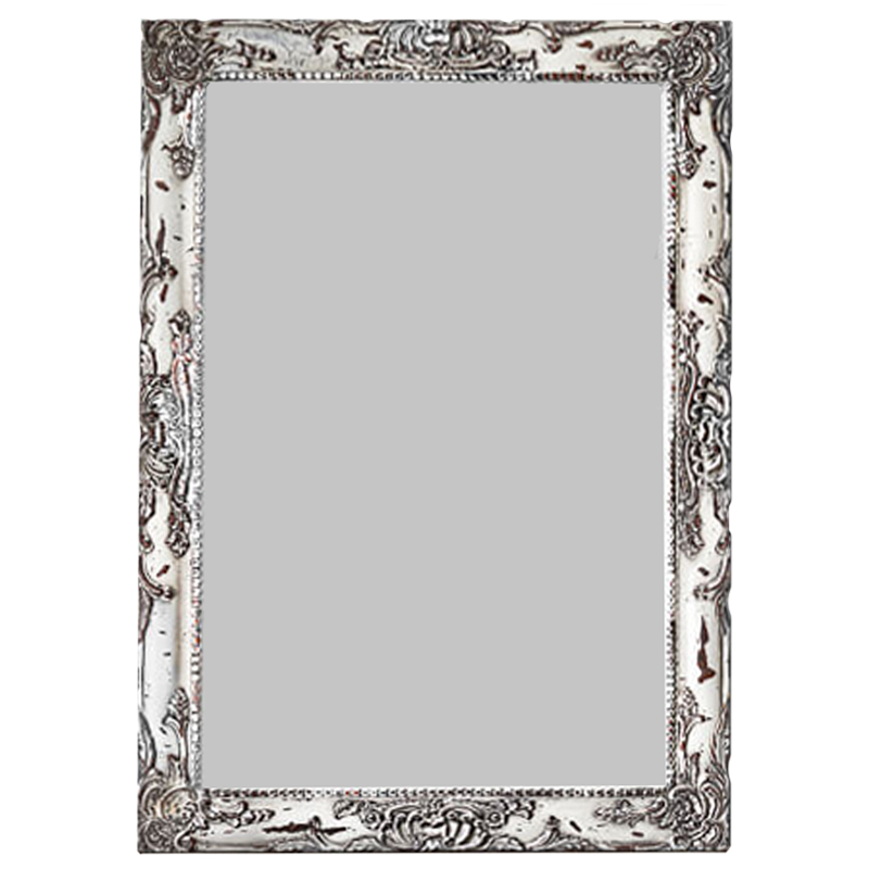 Зеркало Прованс Baroque ornament mirror Белый винтажная патина   в Волгограде | Loft Concept 