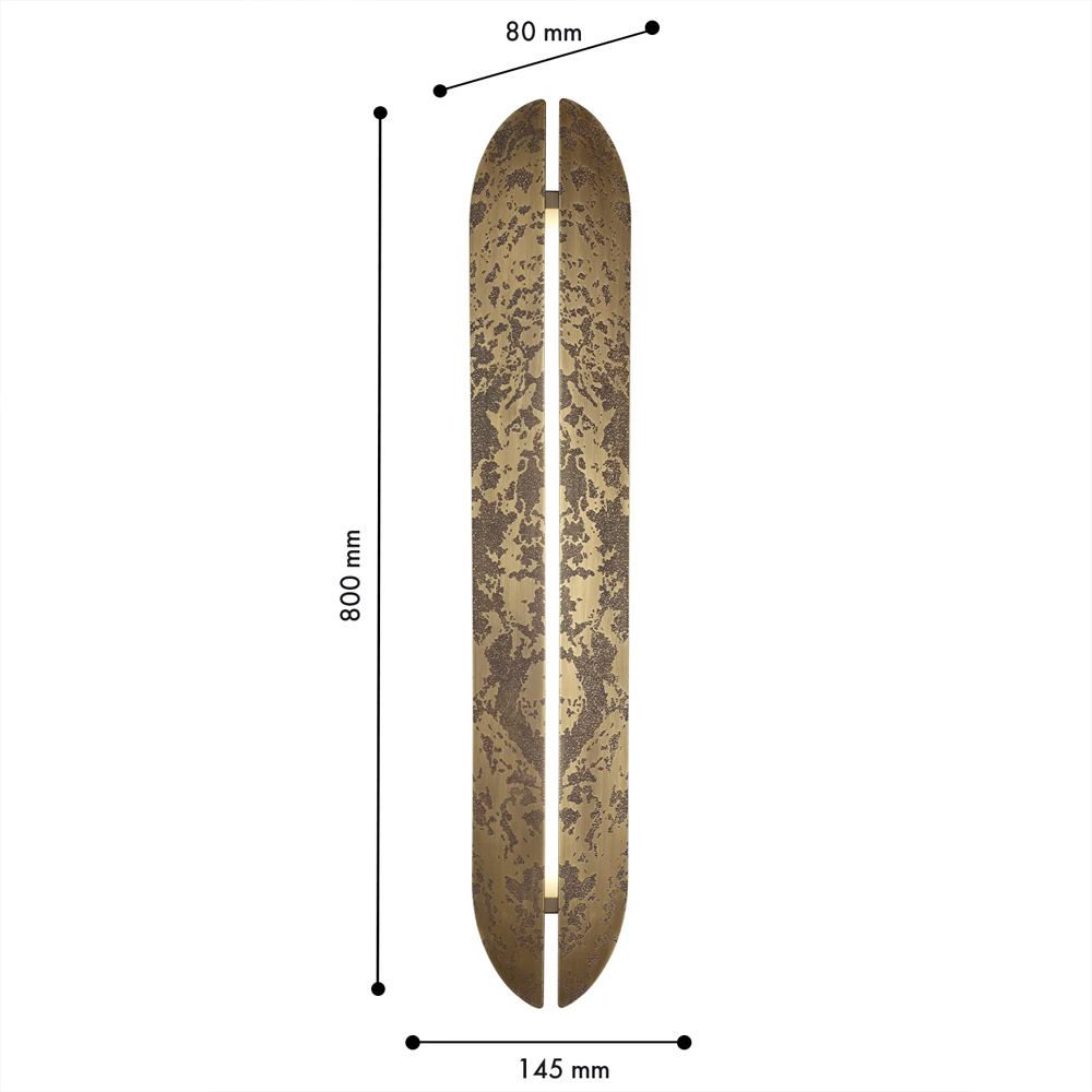 Бра винтажное с имитацией коррозии на медном корпусе Predominant в Волгограде