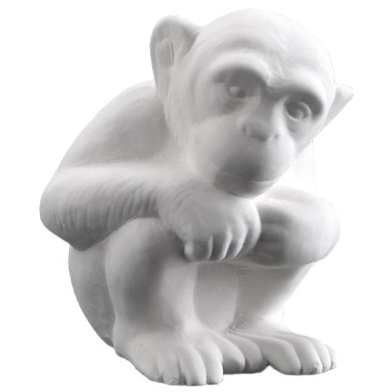 Статуэтка Abhika Monkey White Белый Статуэтка Abhika Monkey White Белый в Волгограде | Loft Concept