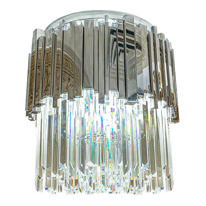 Потолочный светильник Luxxu Modern Round Light Silver 45 Прозрачное Стекло Серебряный Потолочный светильник Luxxu Modern Round Light Silver 45 Прозрачное Стекло Серебряный в Волгограде | Loft Concept