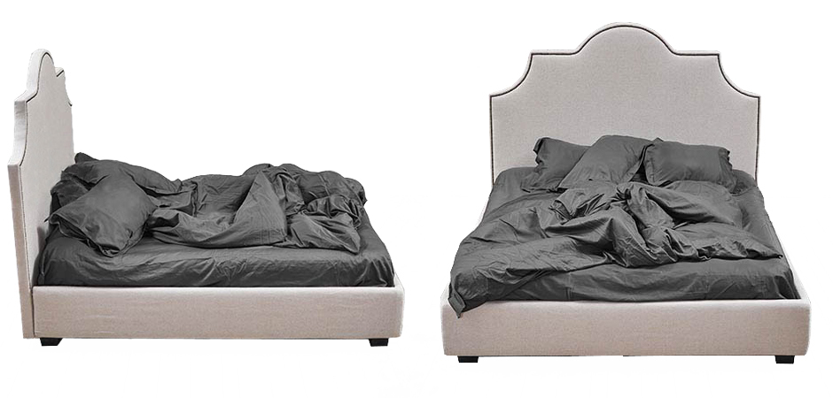 Кровать Headboard Angles Bed Кровать Headboard Angles Bed - Loft-Concept в Волгограде