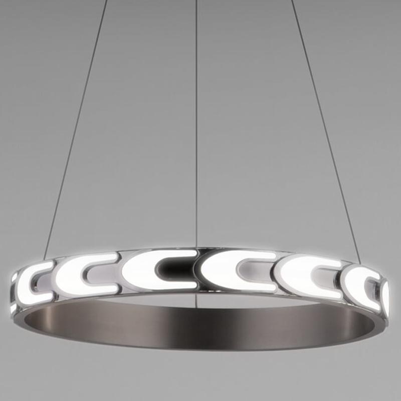 Люстра Maoris Ring Horizontal Chandelier D45 Никель Сатин Люстра Maoris Ring Horizontal Chandelier D45 Никель Сатин в Волгограде | Loft Concept