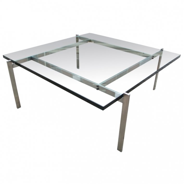Журнальный стол PK61 Glass Прозрачное Стекло Сталь Журнальный стол PK61 Glass Прозрачное Стекло Сталь в Волгограде | Loft Concept