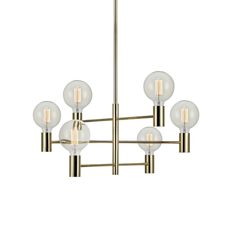Люстра Helix Chandelier Gold Золотой Люстра Helix Chandelier Gold Золотой в Волгограде | Loft Concept