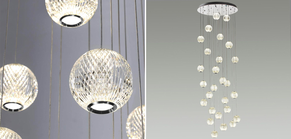 Каскадная люстра Crystal Globule Хром Каскадная люстра Crystal Globule Хром - Loft-Concept в Волгограде
