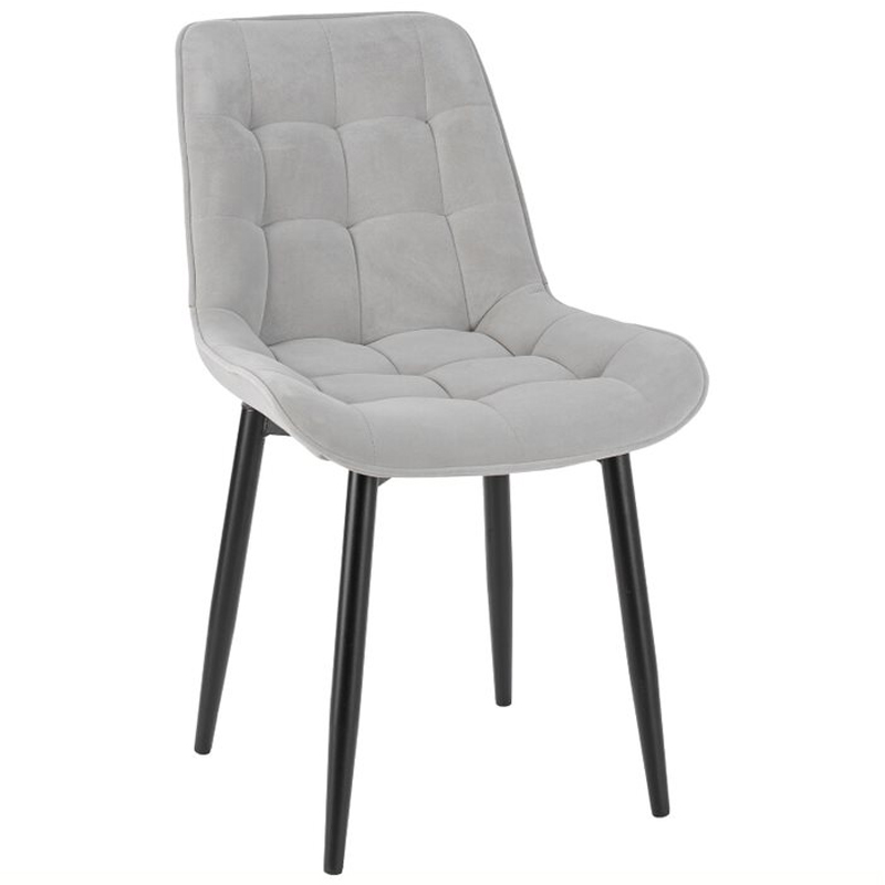Стул Tufail Chair Светло-серый Черный в Волгограде | Loft Concept 