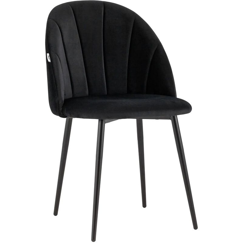 Стул Balsari S Chair Черный Велюр Черный Стул Balsari S Chair Черный Велюр Черный в Волгограде | Loft Concept