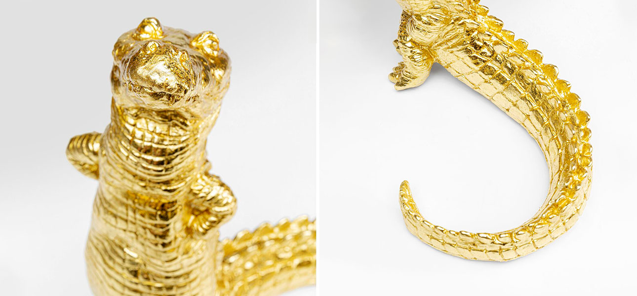 Статуэтка золотой крокодил Crocodile collection - фото №1