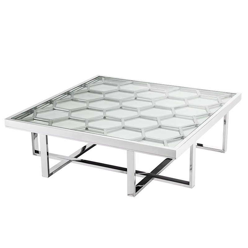 Кофейный стол Philipp Plein Coffee Table Skeleton Chrome Хром Прозрачное Стекло Кофейный стол Philipp Plein Coffee Table Skeleton Chrome Хром Прозрачное Стекло в Волгограде | Loft Concept