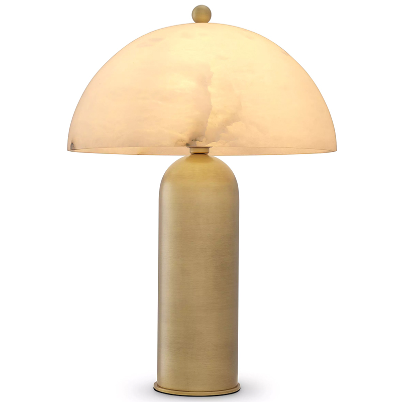Настольная лампа Eichholtz Table Lamp Lorenza Белый Латунь Настольная лампа Eichholtz Table Lamp Lorenza Белый Латунь в Волгограде | Loft Concept