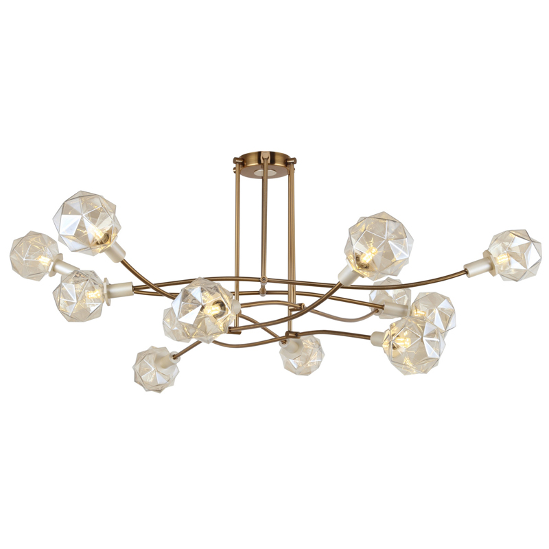 Люстра Severine Chandelier Золотой Золотой Шампань Люстра Severine Chandelier Золотой Золотой Шампань в Волгограде | Loft Concept