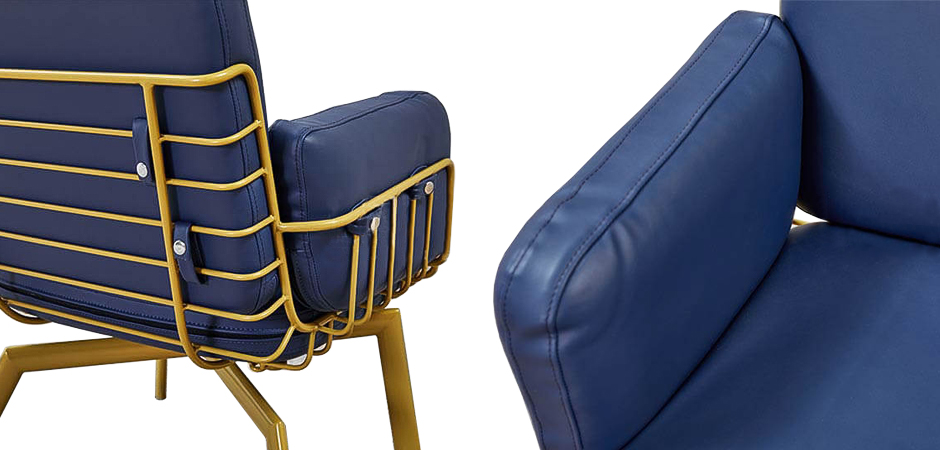 Кресло Frankie Armchair blue Кресло Frankie Armchair blue - Loft-Concept в Волгограде