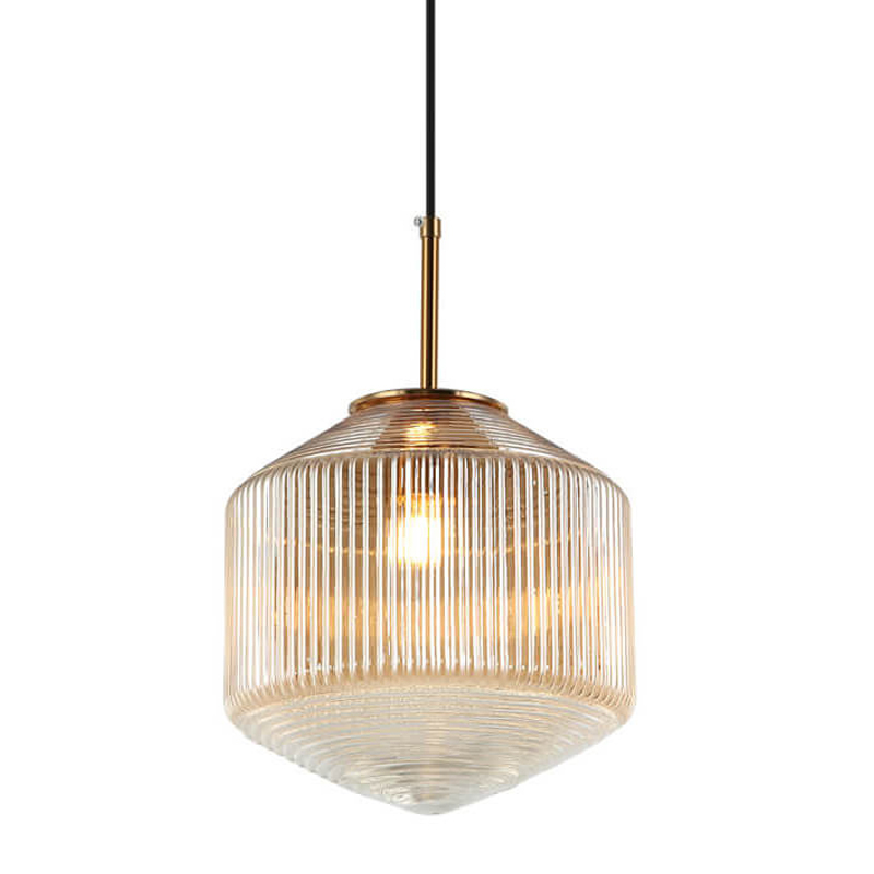 Подвесной светильник Clear Glass Pendant gold Бронза Золотой Подвесной светильник Clear Glass Pendant gold Бронза Золотой в Волгограде | Loft Concept