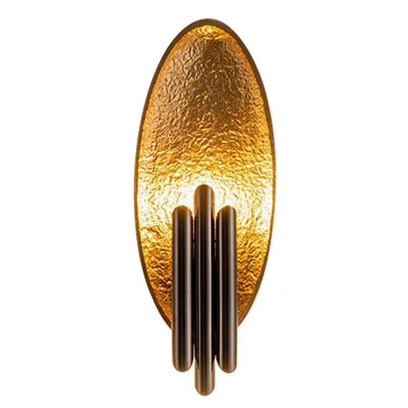 Бра Corrugation Gold Черный Золотой Бра Corrugation Gold Черный Золотой в Волгограде | Loft Concept