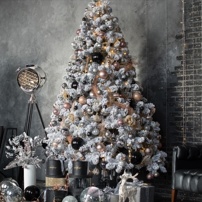 Елка Дизайнерская Украшенная Черным и Золотым декором Christmas tree Black and Gold Золотой Белый Черный Елка Дизайнерская Украшенная Черным и Золотым декором Christmas tree Black and Gold Золотой Белый Черный в Волгограде | Loft Concept