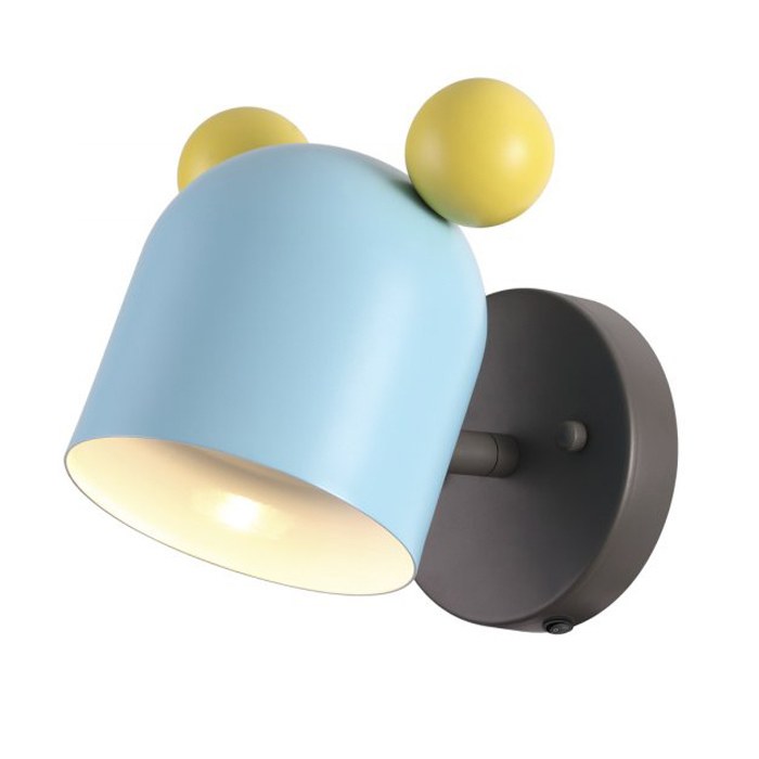 Бра Mickey Mouse Blue Голубой Бра Mickey Mouse Blue Голубой в Волгограде | Loft Concept