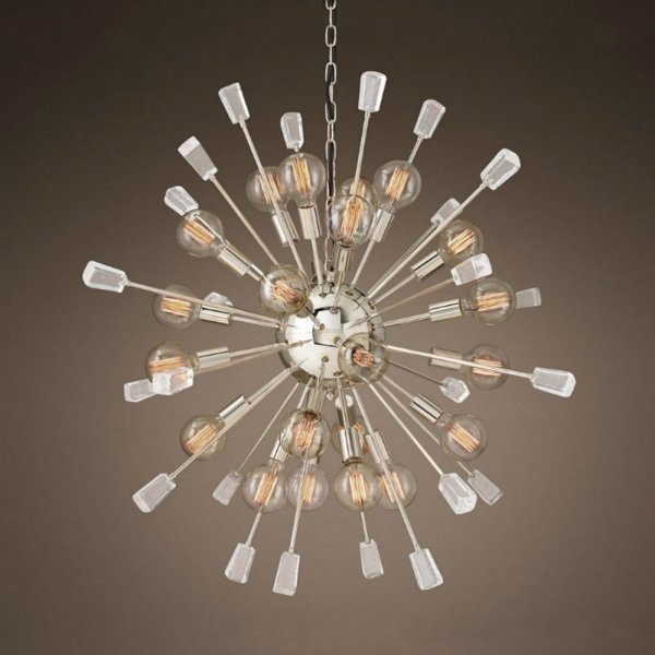 Люстра Eichholtz Tivoli Chandelier Nickel Хром в Волгограде | Loft Concept 