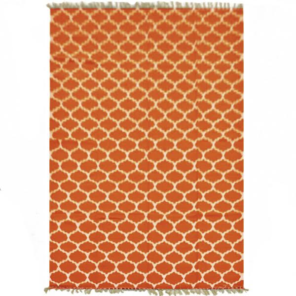 Ковер Ornament Cotton Orange 100% хлопок Оранжевый Ковер Ornament Cotton Orange 100% хлопок Оранжевый в Волгограде | Loft Concept