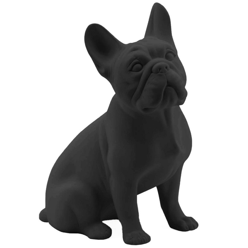Статуэтка Abhika French Bulldog Black Matt Черный в Волгограде | Loft Concept 